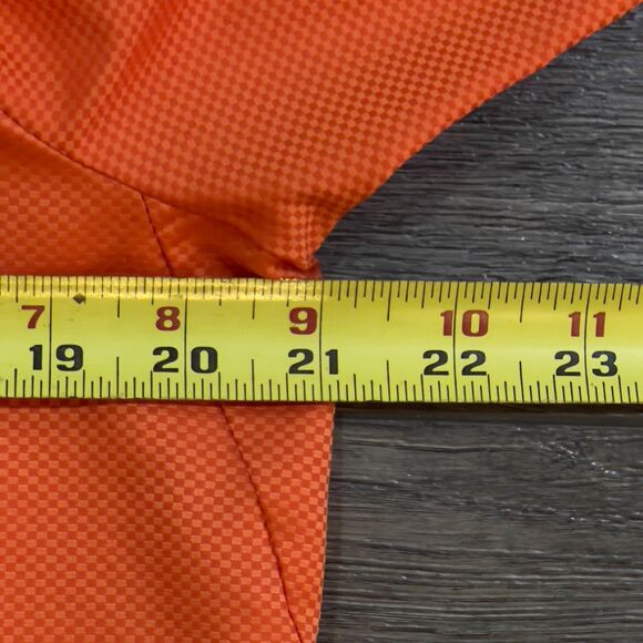 Vintage Y2K Gray Tag Nike FitStorm Full Zip Windbreaker Orange - Men's Medium - Picture 10 of 11